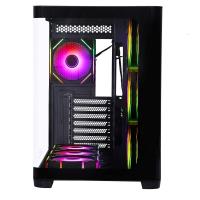 GAMEBOOSTER GB-G2851BB SEA WIEW 7xFANLI-RGB GAMING MID-TOWER PC KASASI SİYAH Akvaryum
